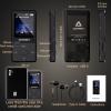 Mp3 Player with Bluetooth 5.3 HiFi Sound, Mp3 Player with FM Radio, Mini Music Player 32GB for Kids Adults, Earphones Included, TF Card can be Inserted view 2