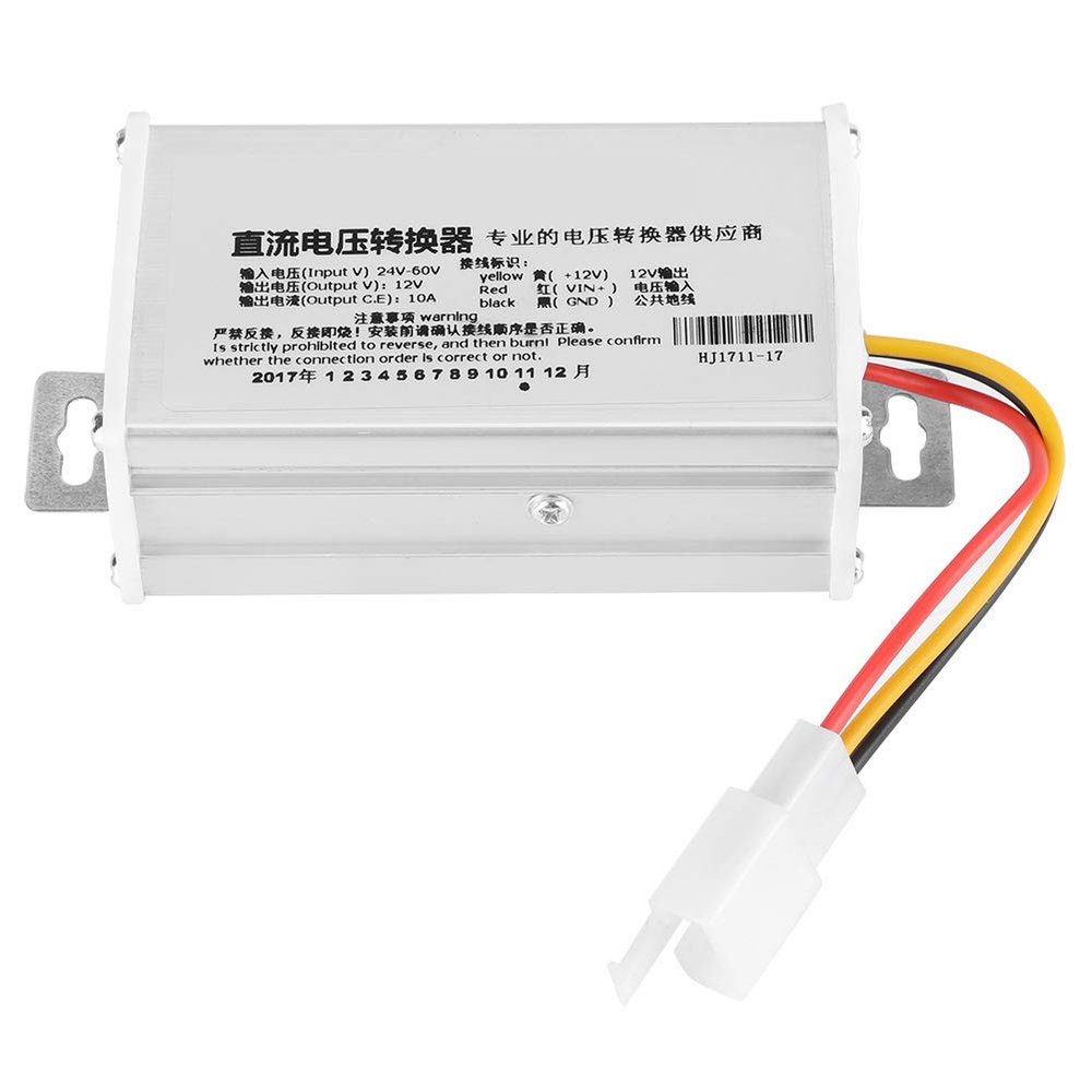 DC 24V-60V to 12V-10A Electric Vehicle Converter Electric Converter Scooter Transformer Vehicle 120W Adapter