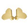 MERRYHAPY 2pcs Heart Shape Brass Handles Door Knobs for Cabinet Dresser Pulls Hardware Easy Installation for Kitchen Wardrobe view 1