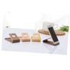 HOOTNEE Cell Phone Desk Holder Stand Wooden Phone Case Base Bracket for Office view 3