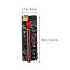 Pci-e to Riser Extension Adapter with USB Stable Power Supply and Easy Installation for Graphics Card Setup view 4