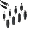 SATUY 8Pcs 12V DC 5.5 x 2.1mm Female to Female Power Connector Adapter & DC 5.5 x 2.1mm Male to Male Power Plug Jack Connector for Led Strip Light CCTV Camera view 1