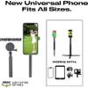 Golf Tripod Monopod Magnetic Golf Film Stick 52" Adjustable Aluminum, Golf Swing Training Aid Compatible with iPhone Android Phones Action Camera view 2