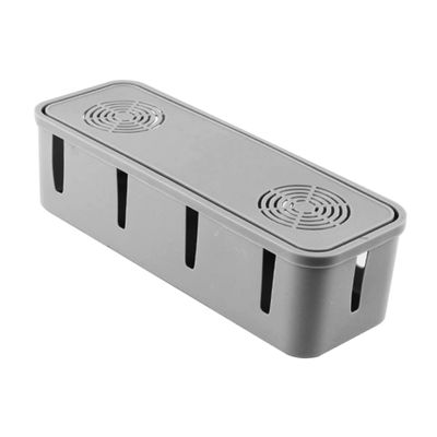 KONTONTY Sturdy Power Outlet Plug Protector Case Socket Box Wiring Board Storage Box Home Supplies