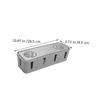 KONTONTY Sturdy Power Outlet Plug Protector Case Socket Box Wiring Board Storage Box Home Supplies view 2