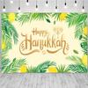 12x8ft Happy Hanukkah Backdrop Jewish Chanukah Party Photography Background Hanukkah Festival Holiday Party Decorations Portraits Banner Photo Studio Props view 3