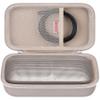 BOVKE Hard Travel Speaker Case for Bose New SoundLink Flex Speaker (2nd Gen) / Bose SoundLink Flex Bluetooth Portable Speaker, Mesh Pocket for Bose Speaker Charger, Charging Cables, Sandstone view 1