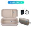 BOVKE Hard Travel Speaker Case for Bose New SoundLink Flex Speaker (2nd Gen) / Bose SoundLink Flex Bluetooth Portable Speaker, Mesh Pocket for Bose Speaker Charger, Charging Cables, Sandstone view 3