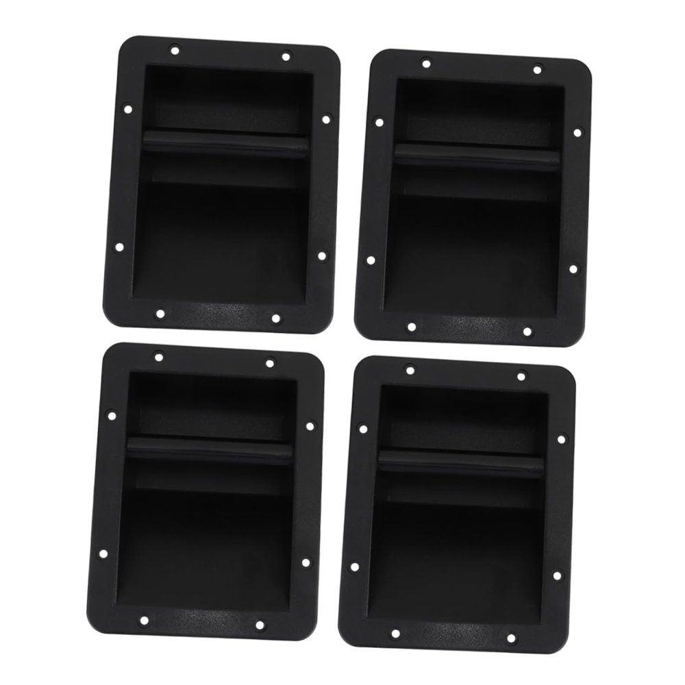 WOONEKY 4pcs Replacement Speaker Handles Plastic Handles for Cabinets Comfortable Grip for Heavy Equipment