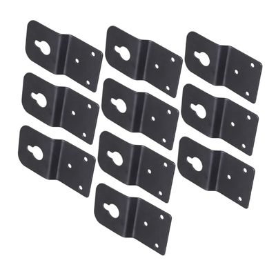 FELTECHELECTR 10pieces Speaker Shelf Wall Mount Brackets Shaped Hanging Brackets for Surround Sound Speakers