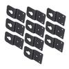 FELTECHELECTR 10pieces Speaker Shelf Wall Mount Brackets Shaped Hanging Brackets for Surround Sound Speakers view 1
