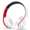 JYSiptkird Bluetooth Over The Ear Headphone Stereo Sound Computer PC Headset for Gaming Meeting Chat with Mic/Soft Earmuffs/Foldable/TF 3.5mm Jack for Universal Connectivity (white red) view 1