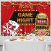 10x6.5ft Game Night Backdrop Las Vegas Poker Jackpot Gamble Gaming Photography Background for Adults Casino Night Theme Party Decorations Portraits Banner Photo Studio Props view 4