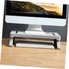 GLSTOY Heightening Storage Rack Multi-functional Monitor Stand with Drawer for Home Office Ergonomic Design to Reduce Neck Strain Smooth Edges Strong Support Space-saving Desktop view 4