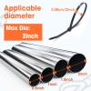 2000 PCS Zip Ties 8 Inch, Cable Ties 40lbs Tensile Strength, Black Zip Ties for Indoor and Outdoor Use, UV Resistant Wire Ties view 4