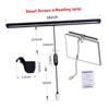 Computer Monitor Clip Lamp USB Powered E-Reading Protecting Screen Bar for Home Office Study Black Monitor Hanging Light view 2