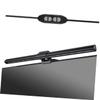 Computer Monitor Clip Lamp USB Powered E-Reading Protecting Screen Bar for Home Office Study Black Monitor Hanging Light view 3