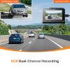 A810 Dash Cam + UP05 Hardwire Kit 70mai 4K Dash Cam with Starvis 2 IMX678 and LTE Support, Dual HDR Front and Rear Camera, Built in GPS&WiFi, Night Vision, Smart Parking Mode, AI Motion Detection view 4
