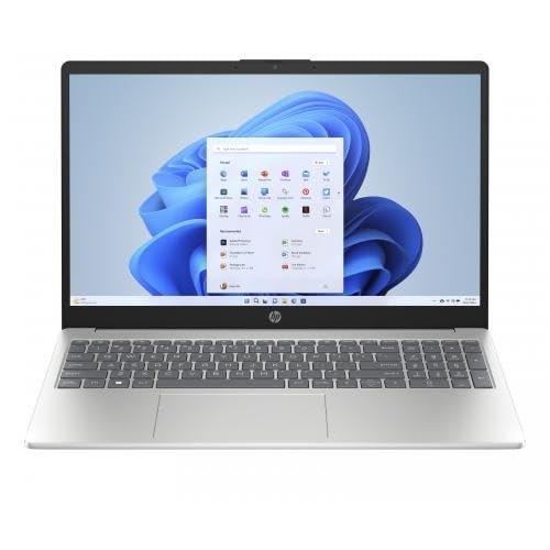 HP 2024 Laptop | 15-FD000 | 15.6" 1920 x 1080 IPS | Intel-10 Core i5-1235U | Intel Iris Xe Graphics | 24GB DDR4 | 2TB SSD | Windows 11 Pro | Wi-Fi 6E - Bluetooth 5.3-720p Camera - Natural Silver