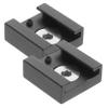 BRIGHTFUFU 2sets Hot Shoe Mount Adapter Screw Cold Shoe to Hot Extension Bracket for Cameras Microphones Led Lights and Tripods Black Photography Accessory view 1