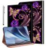ALILANG Case for Lenovo Tab Plus 11.5 Inch 2024 (TB351FU) with Stylus, Shockproof Folding Stand Cover for 11.5" Lenovo Tab Plus 2024 Case-Purple Butterfly view 1