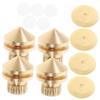 QUMIIRITY 4pcs Isolation Feet for Speakers Changelin Audio Isolation Pads Speaker Spikes Replacement for view 1