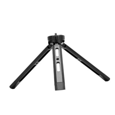 DirectNine Basics Metal Mini Tripod for Cameras Smartphones Level Adjustable Aluminum Alloy Foldable Design for Travel and Live Streaming Compatible Mirrorless Cameras Black