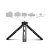 DirectNine Basics Metal Mini Tripod for Cameras Smartphones Level Adjustable Aluminum Alloy Foldable Design for Travel and Live Streaming Compatible Mirrorless Cameras Black view 3