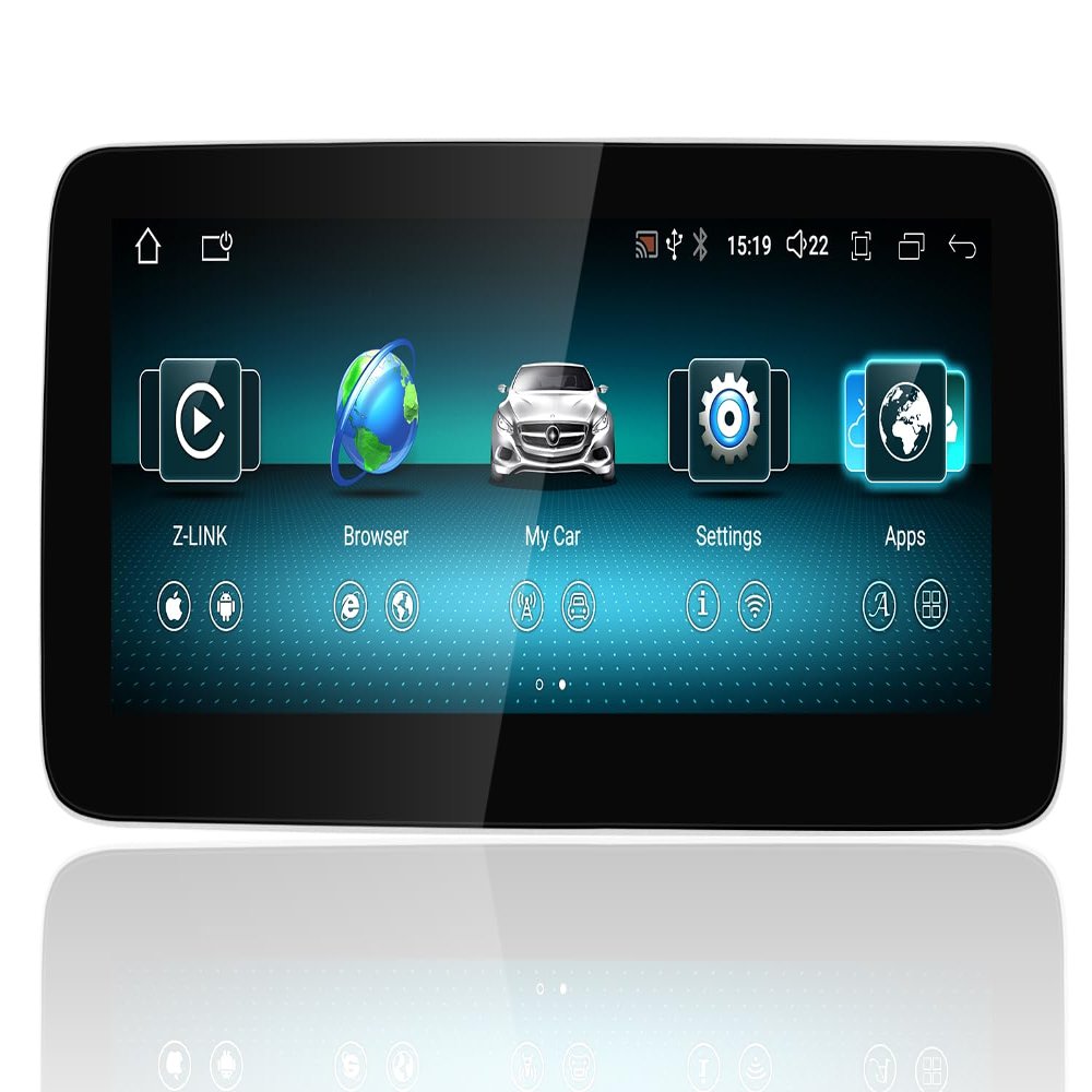 12.3'' Android 14 Car Radio Wireless Carplay Touchscreen for Mercedes Benz C Class W204 2006-2010 NTG4.0 System Car Stereo, Support Wirless Android Auto, Navigation