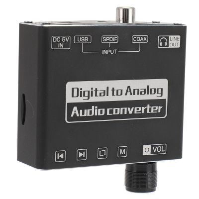 Digital Analog Converter 5.1 Adapter TV Speaker Aluminum Alloy Electronic