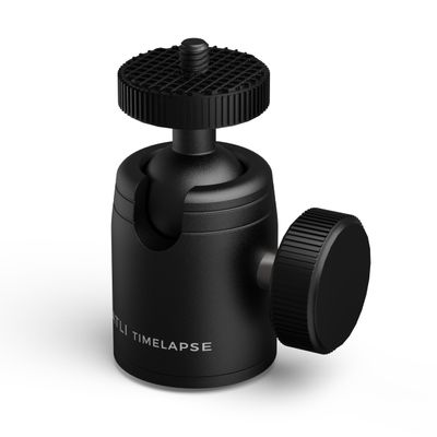 ATLI Universal 1/4" Screw Mini Tripod Ball Head Stainless Steel Aluminum Alloy 360 Degree Rotation Mount Base Adapter Compatible with ATL3500 ATL4500 ATL330 Camera Monopod Camcorder Light