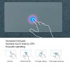 ZJchao Tablet Keyboard BT Magnetic RGB Backlit with Gesture Control Touchpad for Pro 3 7+ Office Home Entertainment (Blue) view 2