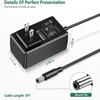 12V 2A 24W Power Adapter Compatible with Sceptre Monitor E205W-16003R E205W-1600SR E205W-16003RT E205W-16003RT1 E205W-16003RTT E209W-16003R E209W-16003RT E209W-16003RT1 Series view 3