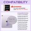 GreenLaw Keyboard Case for iPad Air 11-inch (M3 2025 / M2 2024) & Air 4th/5th Gen & iPad Pro 11 inch (1st/2nd/3rd/4th Gen), Smart Touchpad, 7-Color Backlit, Stain Resistant Cover, Light Purple view 2
