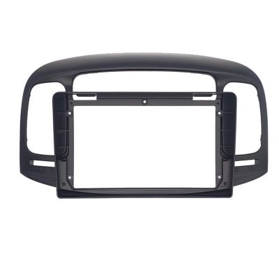 AYYDXRK Car Radio Fascia Compatible with Hyundai Accent 2009-2012 DVD Stereo Frame Plate Adapter Mounting Dash Installation Bezel Trim Kit Install Mount Kit(Black)