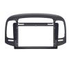 AYYDXRK Car Radio Fascia Compatible with Hyundai Accent 2009-2012 DVD Stereo Frame Plate Adapter Mounting Dash Installation Bezel Trim Kit Install Mount Kit(Black) view 1