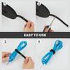 24 Yard x 1/2 Inch Hook and Loop Roll, Reusable Fastening Cable Ties, Multi-purpose Cable Management Wire Ties Cable Straps for Organizing Home, Office and Data Centers view 4