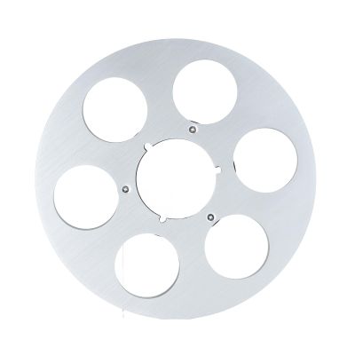 Empty Tape Reel,Low Noise 6 Hole Design Empty Plastic Take Up Reel,Stainless Steel Screws Aluminum Alloy Empty Tape Reel,for Reel to Reel Tape Player (BONKZEBUqhw3zbt9rk-12)