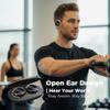Micool Open-Ear Headphones Bluetooth V5.3, On Ear Headphones Wireless with Earhooks, Ear Clip On Earphones, Sports Headset Bluetooth with 4 Microphones, Noise Cancelling/Long Battery Life view 3