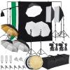 Photograph Lighting Kit with Backdrops, 8.5ftx10ft Softbox Photography Lighting Kit, 5500K Bulb 45W Led Softbox Set, Video Studio Continuous Lighting Kit for Photo, Portrait and Video Shootings view 1