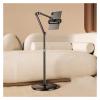Adjustable Tablet Floor Stand Universal 360 Rotatable Metal Tablet Holder Phone Stand with Heavy Metal Base,Cell Phone & Tablet Stand for Floor view 1
