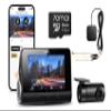 A810 Dash Cam + 256GB Micro SD Card + UP05 Hardwire Kit 70mai 4K Dash Cam with Starvis 2 IMX678, Dual HDR Front and Rear Camera, Built in GPS&WiFi, Night Vision, Smart Parking Mode view 1