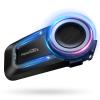 Fodsports FX7 10-Rider Mesh Motorcycle Bluetooth Headset, Smart APP Control, Dual Chips V5.4 Helmet Communication System Intercom with Audio Multitasking, Music Share & FM, IP67 Waterproof, 1 Pack view 1