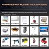 dosiwlatever Low Loss Voltage Converter Pure Sine Wave Inverter 12V/24V/48V/60V/72V DC to 220V AC 4000W 5000W 6000W High Power Power Inverter, LCD Screen/Dual AC Outlets, for Home/Commercial,60V4000W view 4