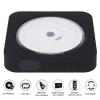 CD Player Portable, Wall Mount Desktop CD Player Bluetooth CD Player Supports Single Repeat and Whole Disc Repeat Modes, Rechargeable CD Player for Car (Black) view 2
