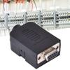 2Pcs DB9 Screw Type 9 Pin Serial to Terminal Female Connector with Protective Case for PCB Projects,Compact Housing,Ideal On Site Debugging and view 1