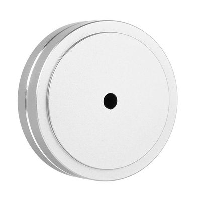 Acouto Aluminum Alloy Amplifier Feet Pad Speaker HiFi Isolation Damper Pad Speaker Isolation Pad Aluminum Alloy Turntable Isolation Feet (Silver)