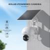 Hiseeu Solar Camera, 4MP Wireless Home Security Cameras, 500G HDD view 2