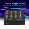 7 Band Sound Equalizer, Input Output Volume 7 Band Car Audio Graphic Equalizer 3.5mm Input Adjustment Dual Channel Digital Equalizer Car Equalizer EQ Car Headphone Amplifier (US view 3