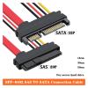 SFF-8482 Motherboard 29P Female to SATA 22P Male Cable 7+15PIN Power Cable Hard Disk Server to SATA 0.15M 30cm 0.5M(0.15m) view 2